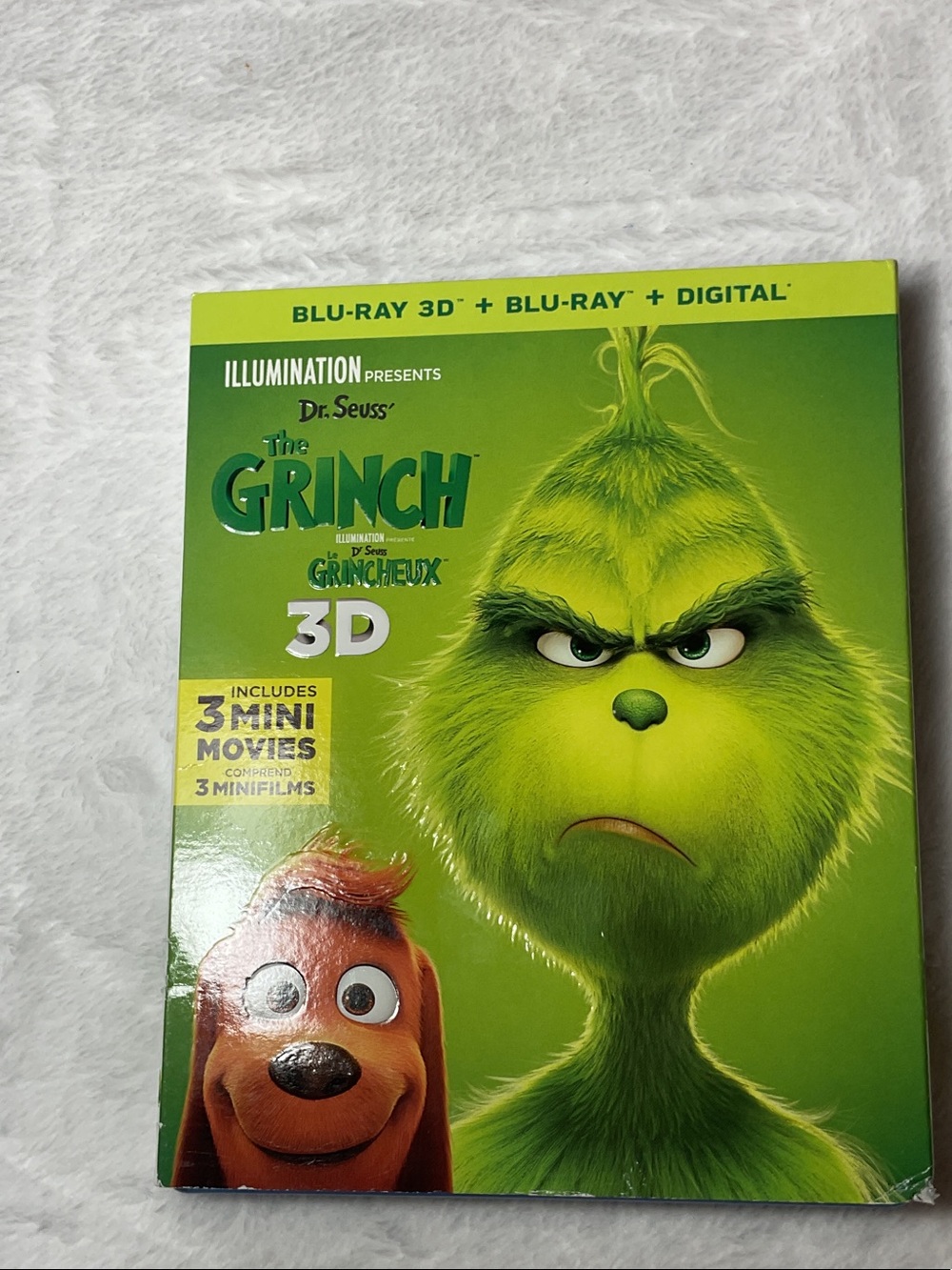 The Grinch (Green) Blu-ray 3D + Blu-ray + Digital